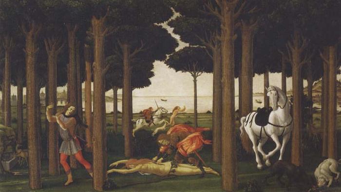 Sandro Botticelli rNovella di Nastagio degli Onesti Germany oil painting art